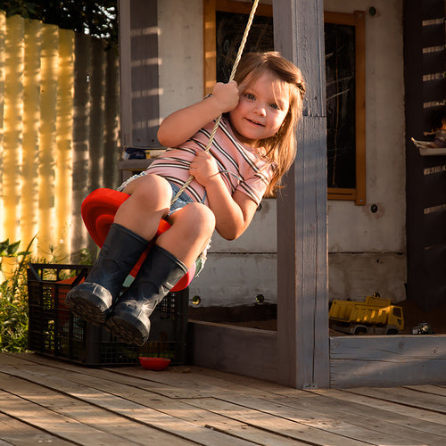 Dārza šūpoles, apaļas, plastmasas