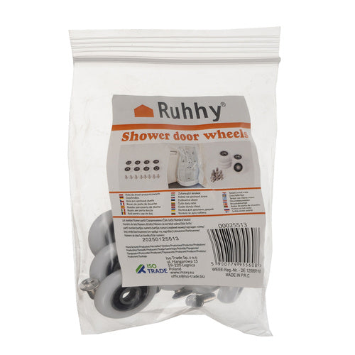 25513 dušas kabīnes riteņi