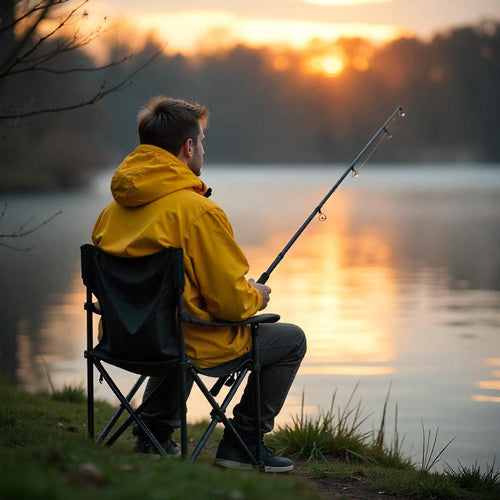 Makšķerēšanas galds + divi krēsli