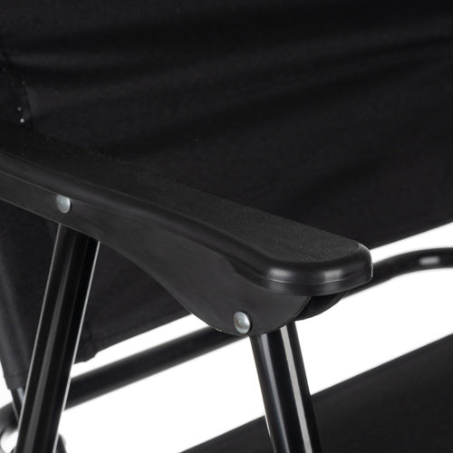 Melns makšķerēšanas krēsls Trizand