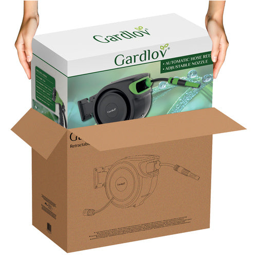 Gardlov 25509 automātiskā dārza šļūtenes spole