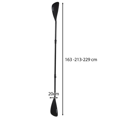 Trizand 4 daļu regulējams airis 229 cm 2in1