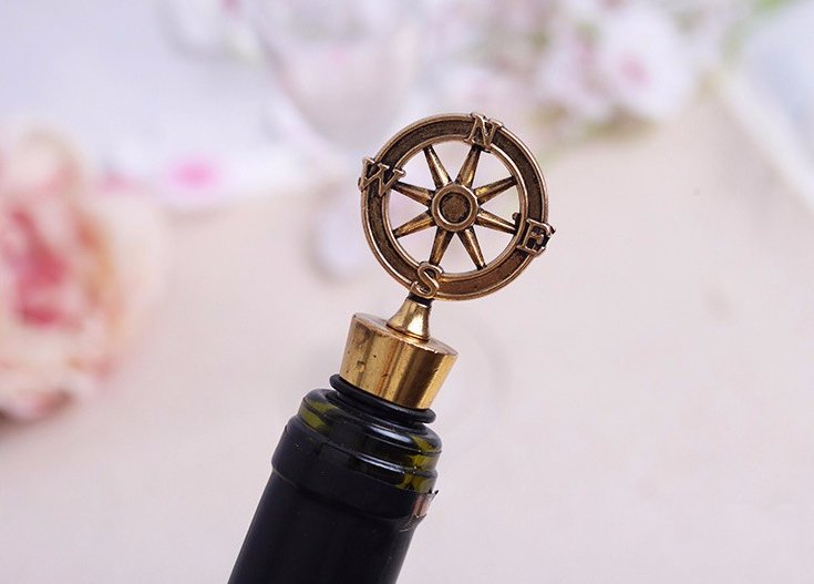 Kompasa rozes aizbāznis - retro stilā