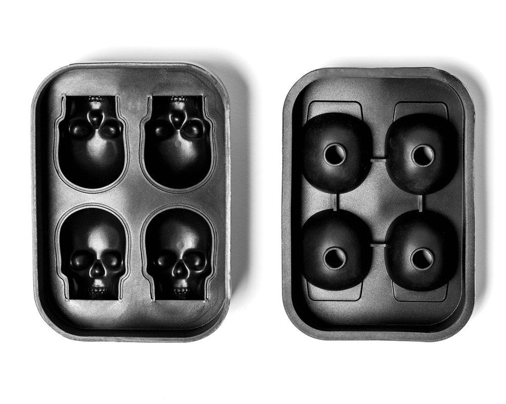 Ledus/šokolādes paplāte SKULLS 4 gab