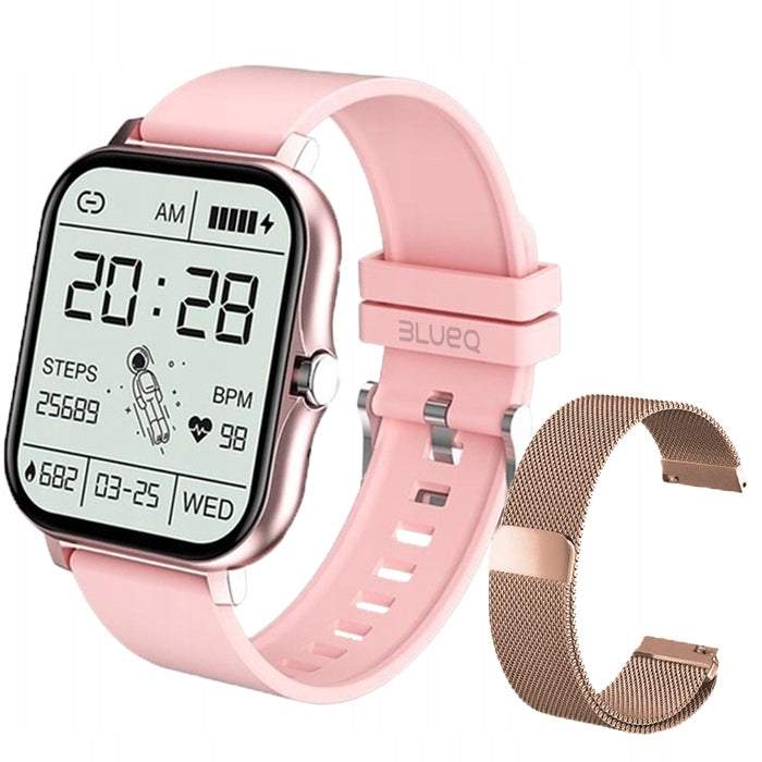 Elegants viedpulkstenis Smart-watch ūdensizturīgs soļu skaitītājs , pulsometrs