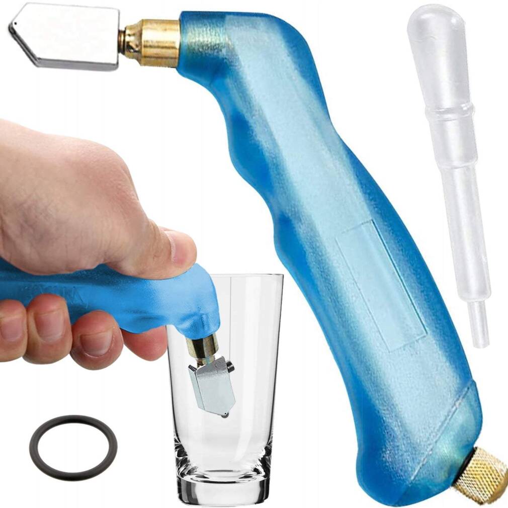 Nazis stikla griešanai ar eļļas pipeti komplektā