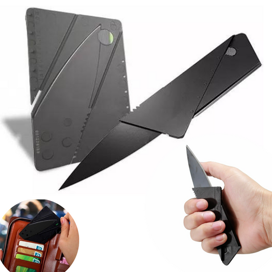 Izdzīvošanas vizītkarte - salokams nazis