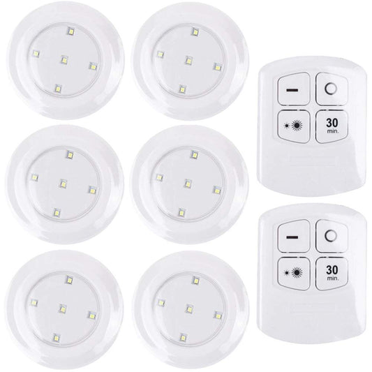 Bezvadu LED lampas 6gab.