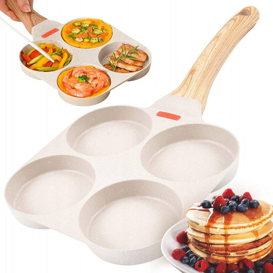 Panna cepšanai ar 4 atsevišķām gatavošanas zonām