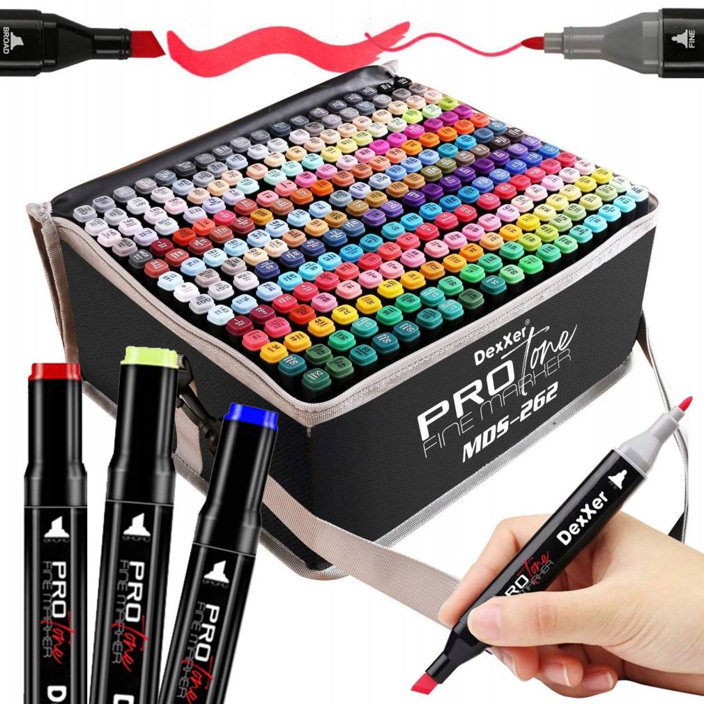 Marķieru – flomāsteru komplekts 262 gab.