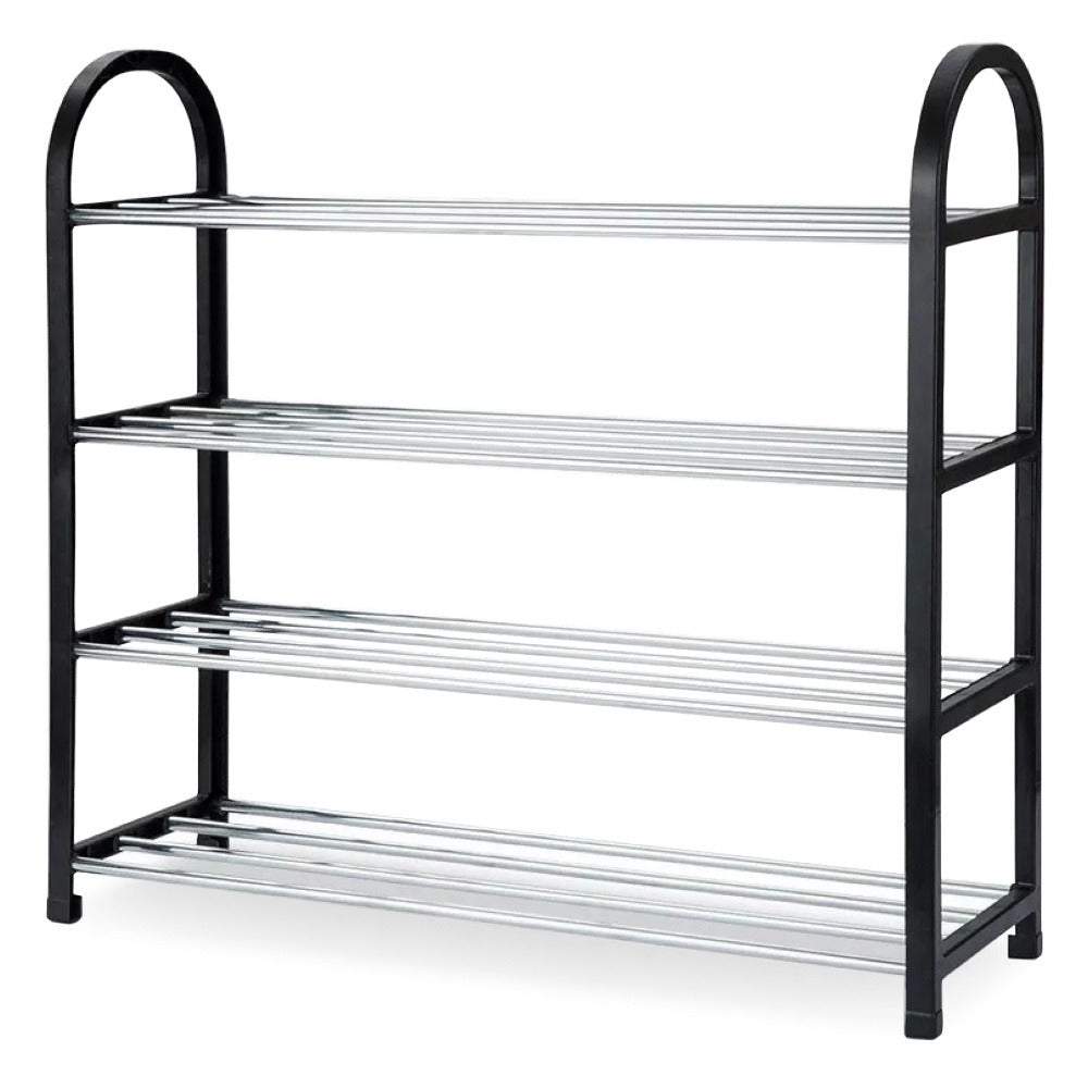 Apavu plaukts 8 apavu pāriem - 4 līmeņu, viegli saliekams