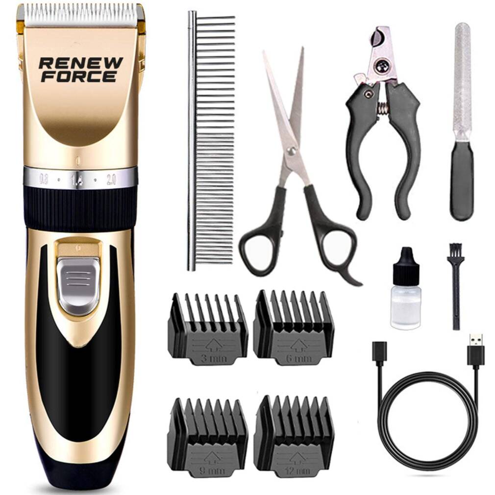 Trimmera komplekts dzīvnieku spalvu griešanai