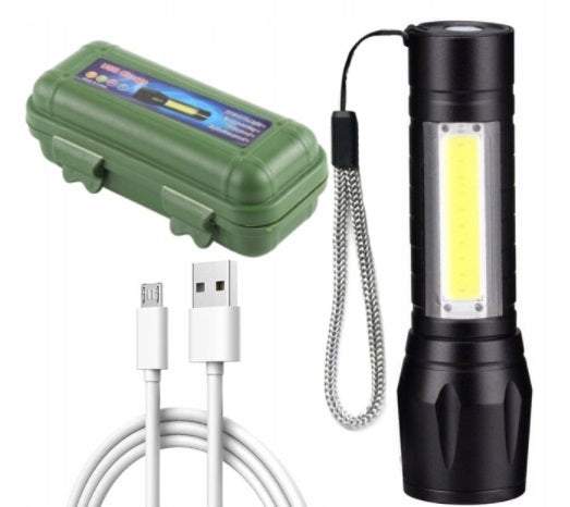 Mini taktiskais kabatas lukturis + kastīte