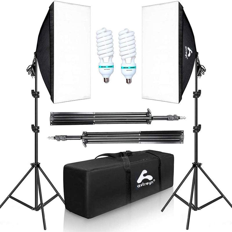 Lampas fotografēšanai softbox ar statīviem