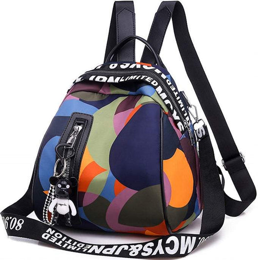 Krāsainā sieviešu mugursoma