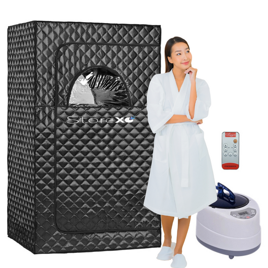 Sauna — tvaika pirts portatīvā mājas SPA, 1000W 2L ģenerators ar tālvadības pulti, StoreXO