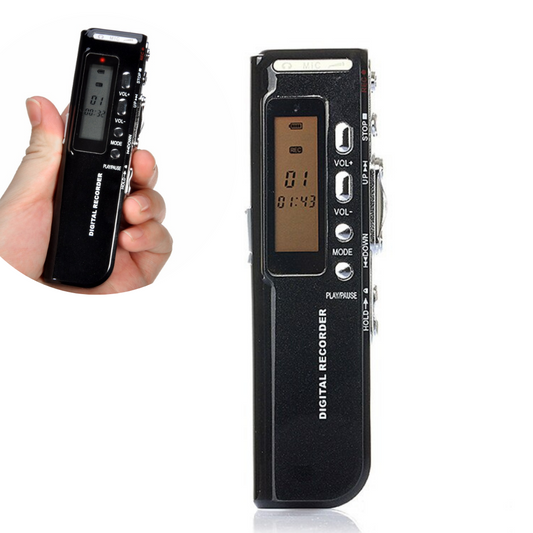 Digitālais diktafons balss ierakstītājs