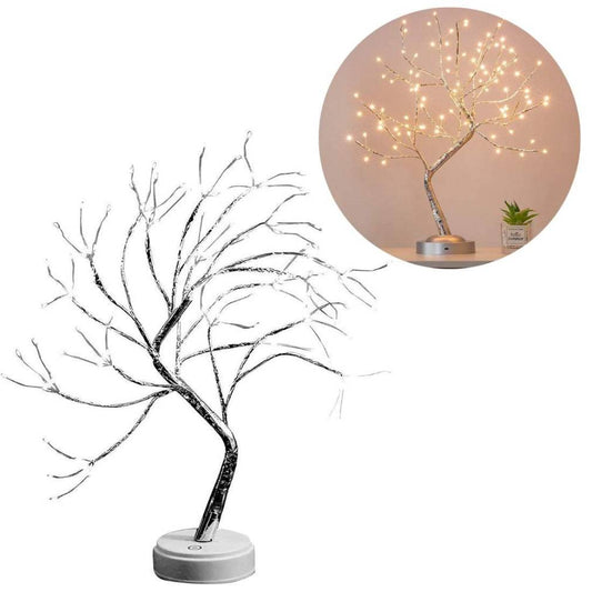 Galda lampa LED, Bonsai koks