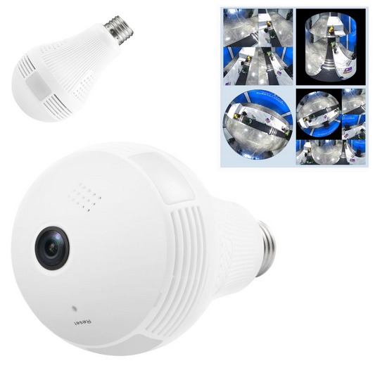 Spuldze ar 360 kameru