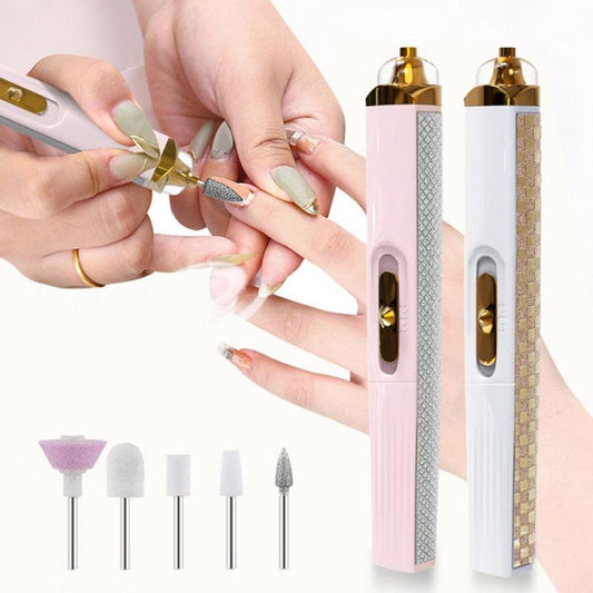 Portatīvā nagu frēzēšanas mašīna ar 5 uzgaļiem