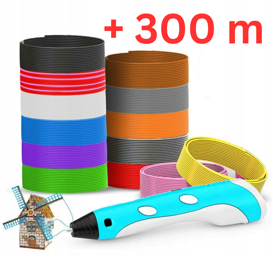 3D Pildspalva + grāmata ar idejām