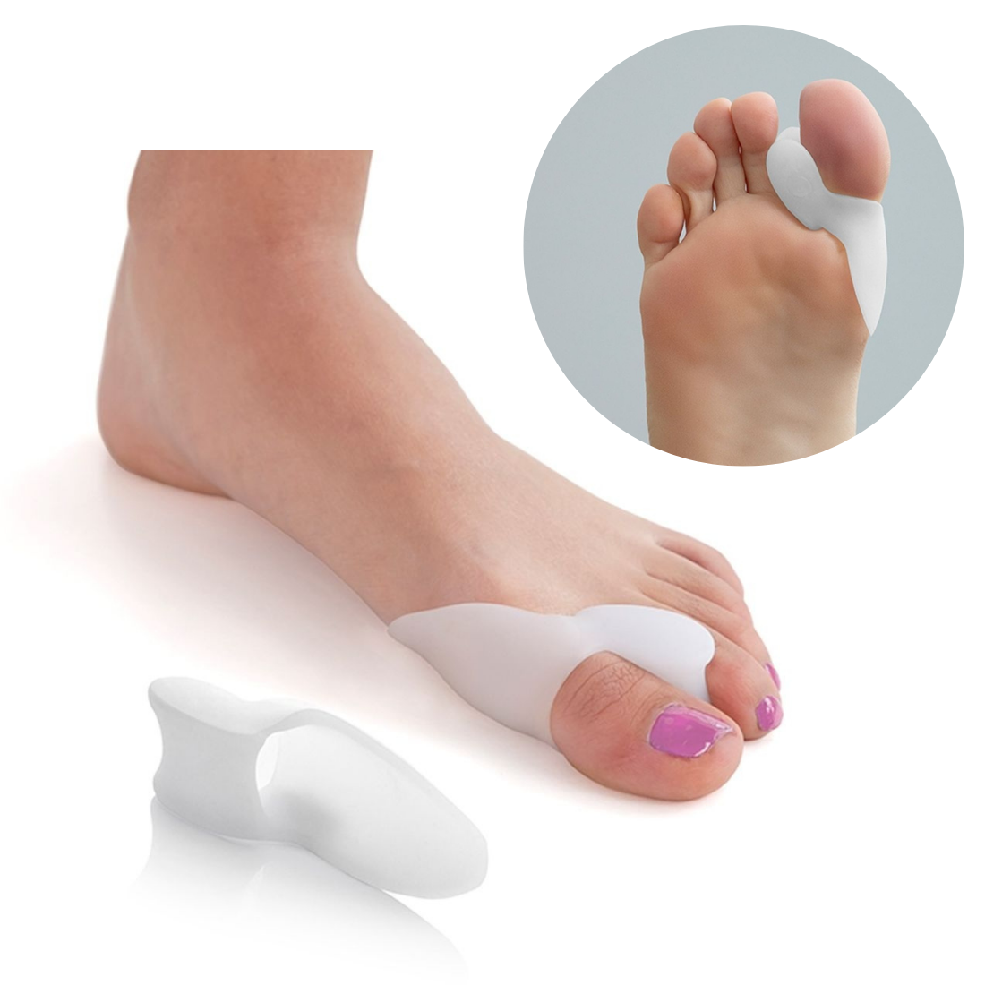 Īkšķa atdalītājs, korektors pēdas kauliņiem 2 gabali