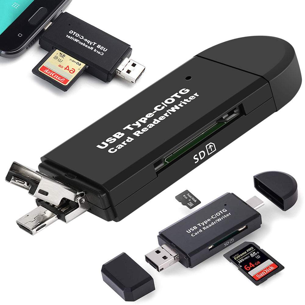 USB OTG adapteris 3in1