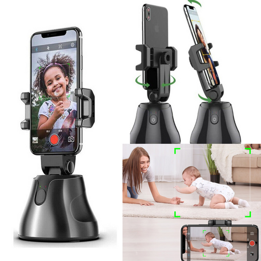 Telefona turētājs ar 360  sejas izsekošanu Tik-Tok video