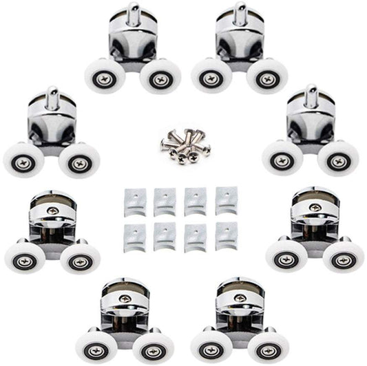 Dušas durvju ritentiņi, dubultie – 8gb