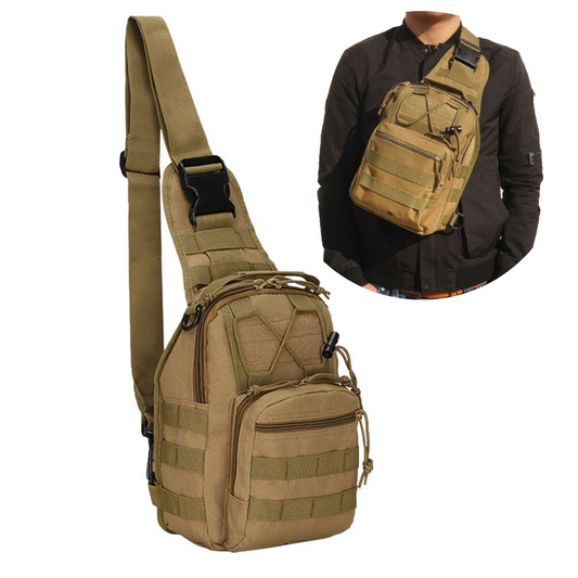 Militārā tūrisma mugursoma uz pleca