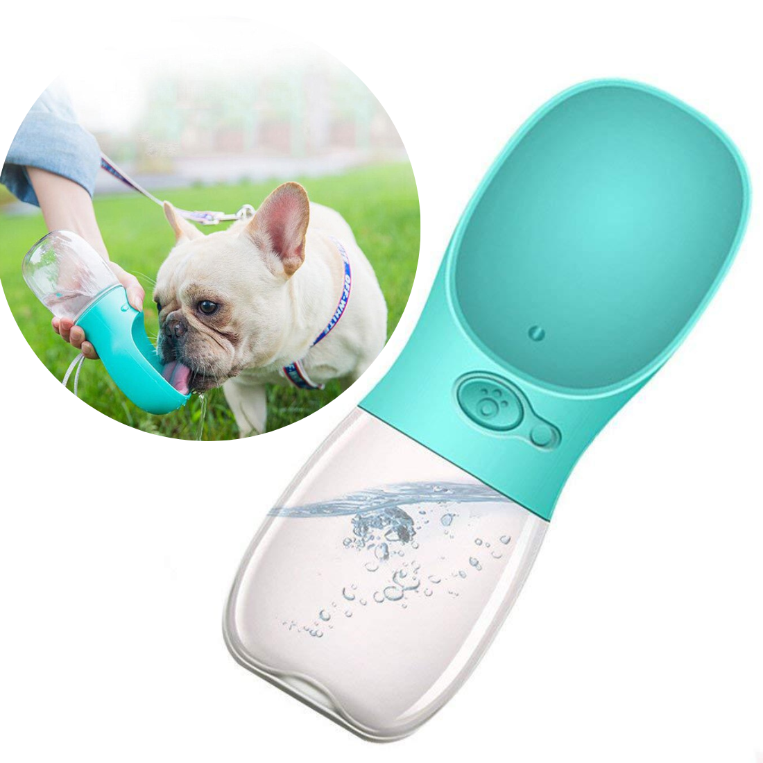 Ūdens pudele suņiem 350 ml