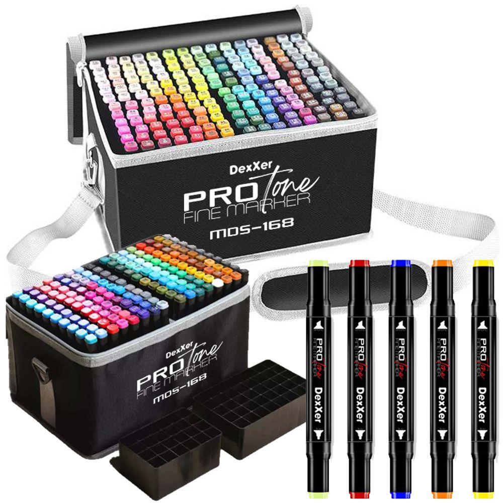 Marķieru komplekts 168 gabali