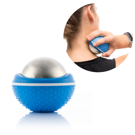 Aukstā masāžas bumba divi vienā