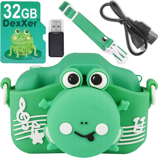 Digitālā fotokamera bērniem varde + 32gb SD karte