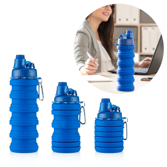 Saliekama sporta pudele silikona 500ml