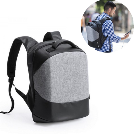 Pretzagšanas mugursoma ar USB uzlādei un nodalījumu datoram