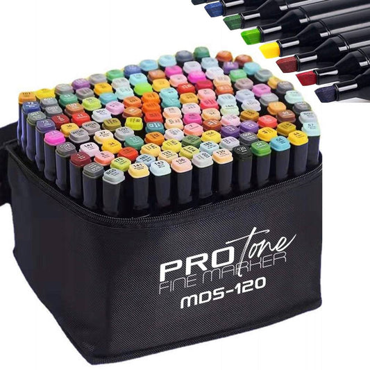 Divpusējo marķieru komplekts 120 gb