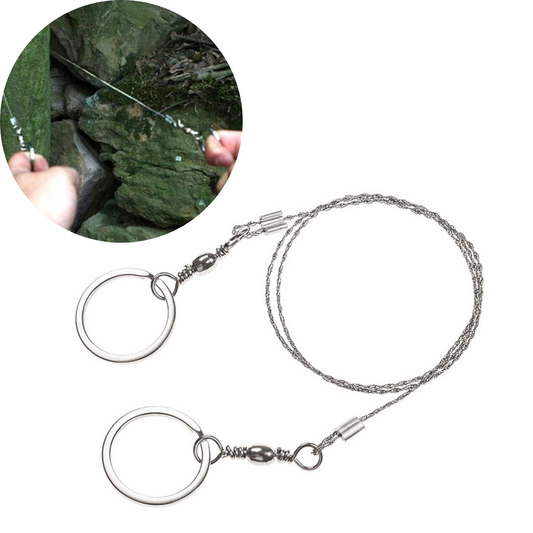 Rokas stīgas zāģis, kempingam, izdzīvošanai