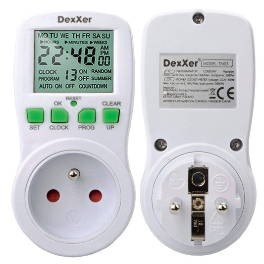 Gudrā kontaktligzda ar programmējamu laiku