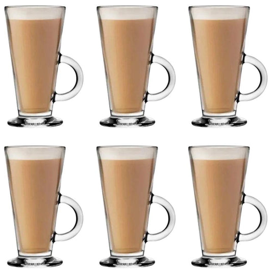 Latte kafijas krūžu 6 gabalu komplekts