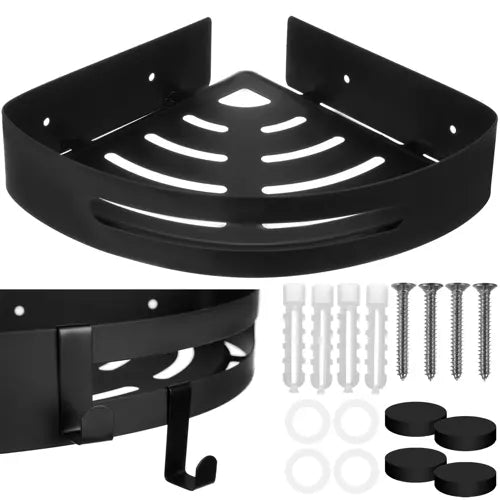 Stūra sienas plaukts vannas istabai vai virtuvei