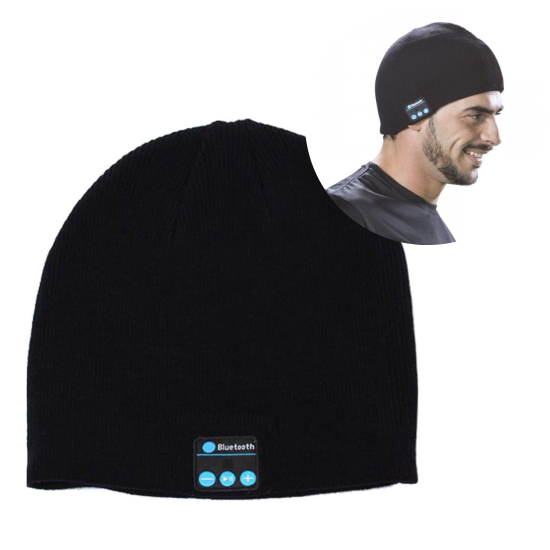 Cepure ar bezvadu Bluetooth austiņu