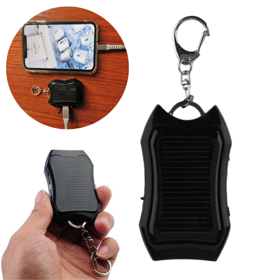 Mini solar powerbank 1200 mAh