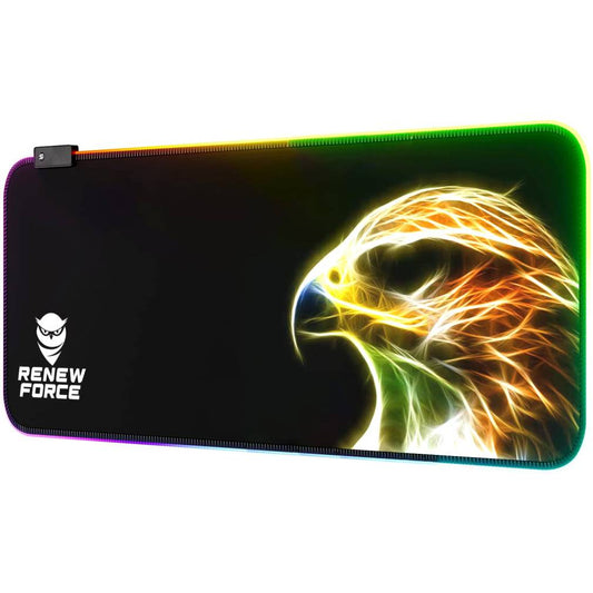 Spēļu peles paliktnis - putns RGB LED 80 x 30cm