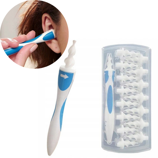 Ausu sēra spirālveida tīrītājs, 16 uzgaļi