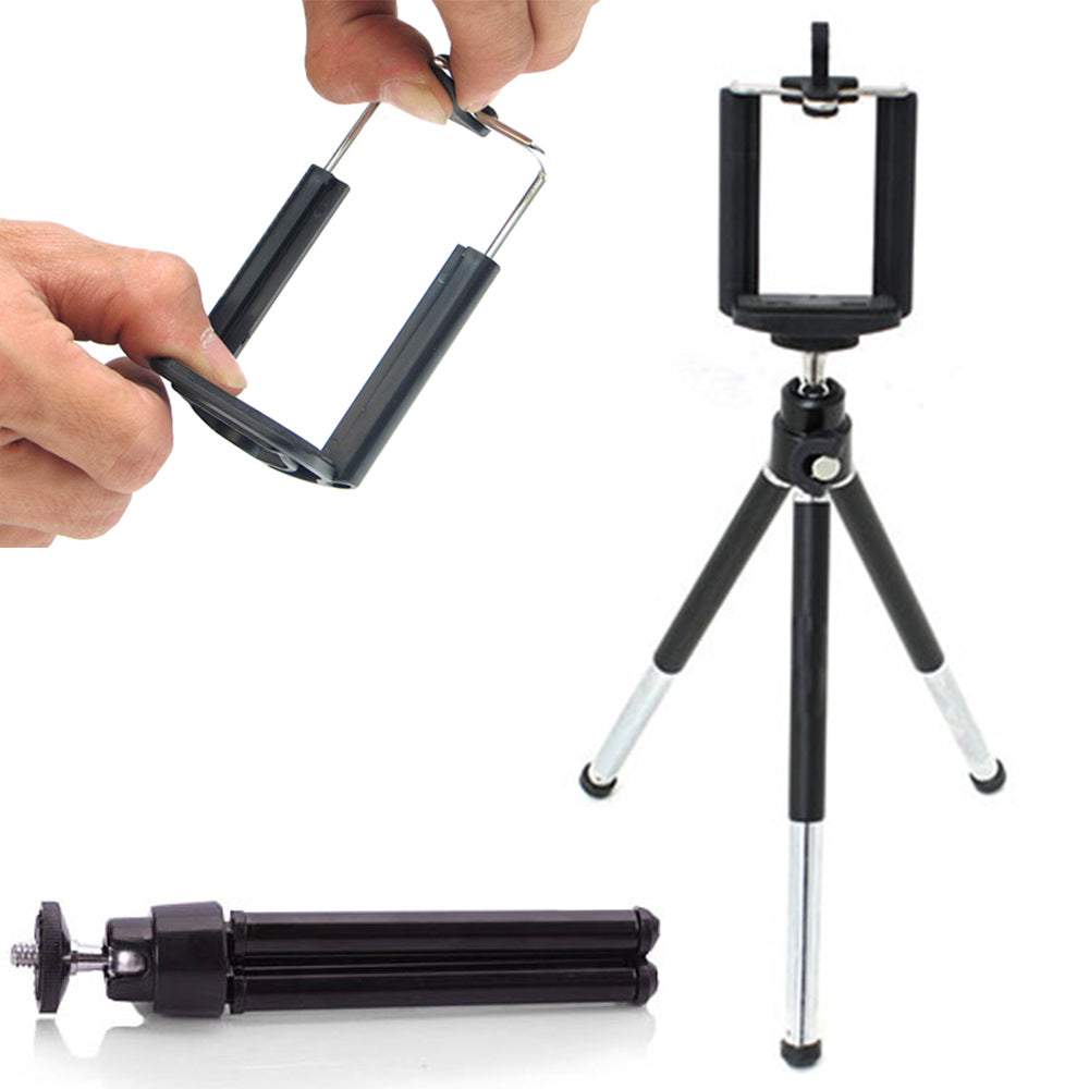 Mini statīvs telefonam ar teleskopiskām kājām