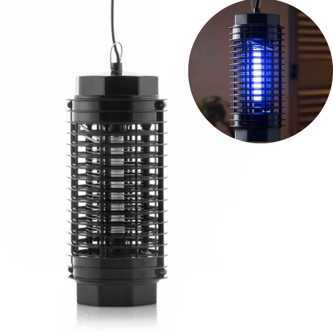 Pret-moskītu lampa pakarama pret odiem