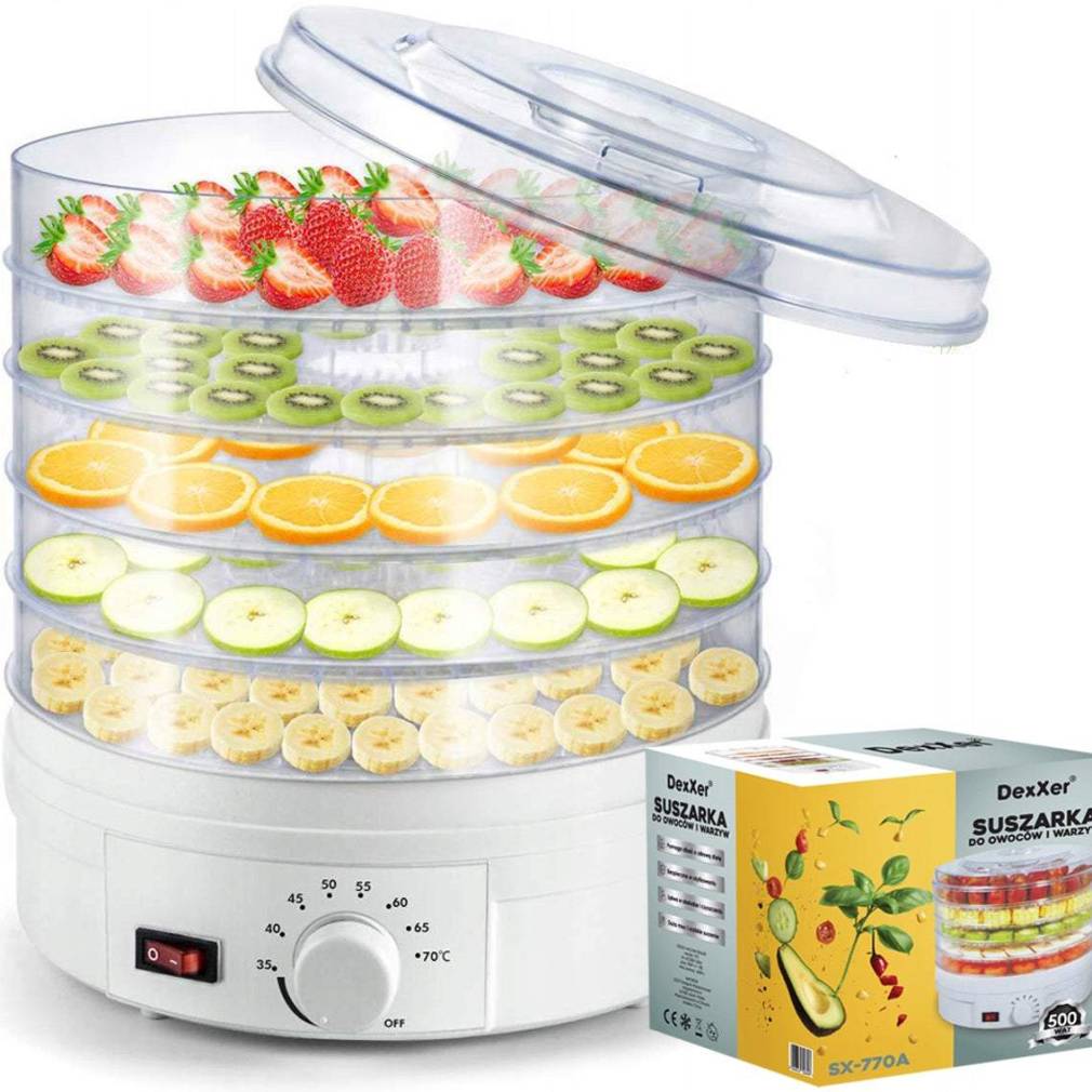 Žāvētājs augļiem, dārzeņiem, sēnēm, pārtikai - elektriskais dehidrators