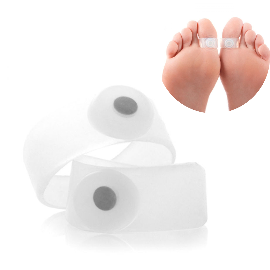 Tievēšanas gredzeni magnētiski, 2 gabali