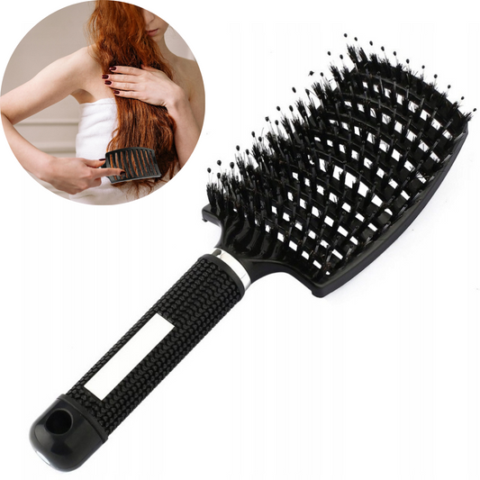 Masāžas matu ķemme ar vepila sariem L